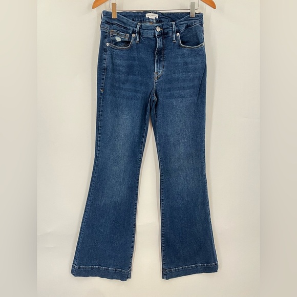 GA 12 31x33 Good Flare With Trouser Hem Indigo132 American blue - Picture 2 of 9